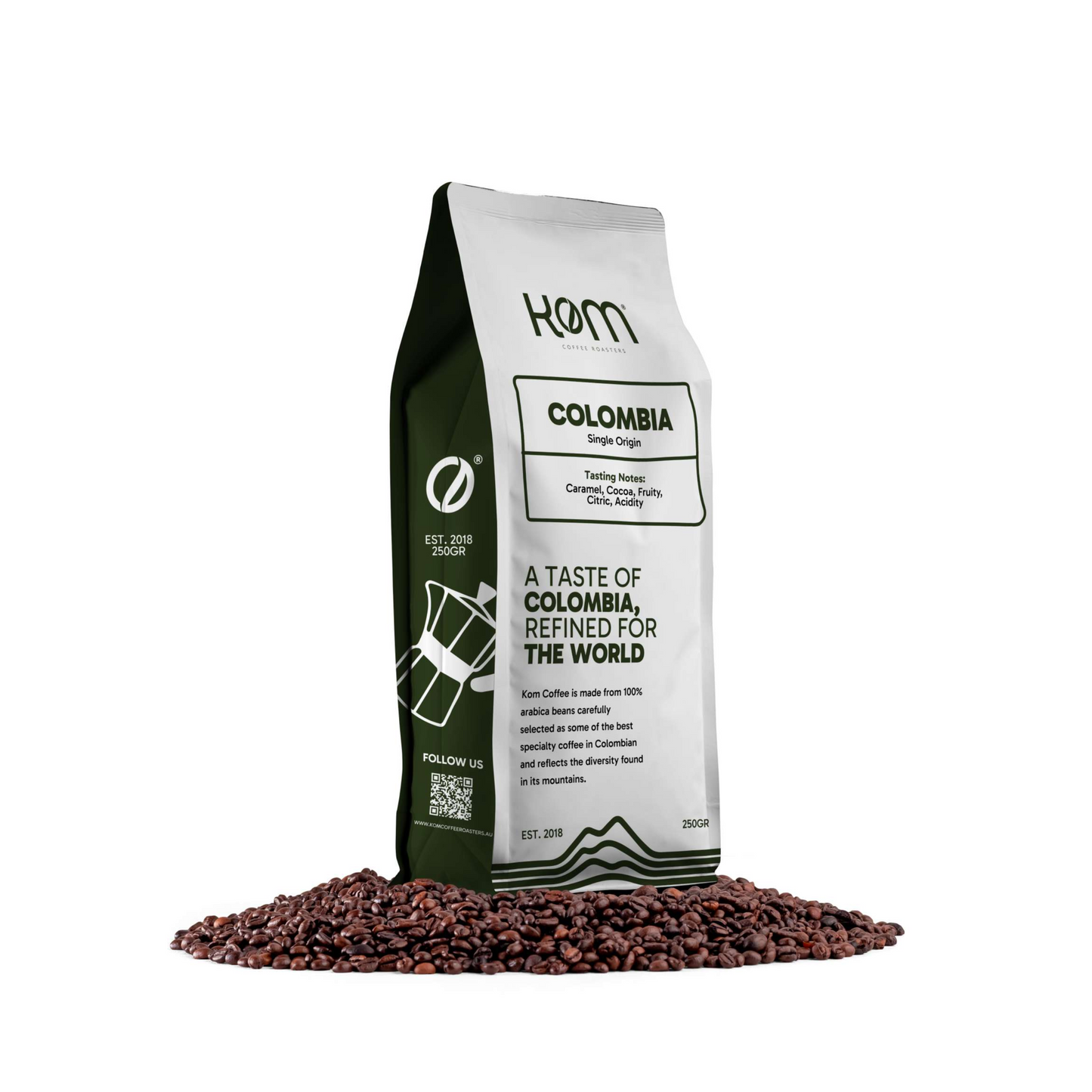 1 kg SINGLE ORIGIN COLOMBIAN COFFEE